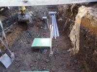 錦鯉 造園,庭池 錦鯉,造園 池,錦鯉池 底水配管