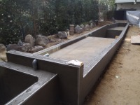 錦鯉 造園,庭池 錦鯉,造園 池,錦鯉池 ブロック