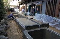 錦鯉 造園,庭池 錦鯉,造園 池,錦鯉池 ブロック