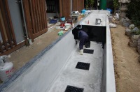 錦鯉 造園,庭池 錦鯉,造園 池,錦鯉池 池用塗料