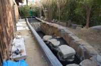 錦鯉 造園,庭池 錦鯉,造園 池,錦鯉池 石組み