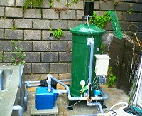 錦鯉 造園,庭池 錦鯉,造園 池,錦鯉池 作り,スーパーマリン 濾過,池用塗料