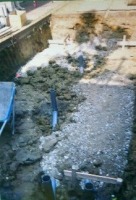 錦鯉 造園,庭池 錦鯉,造園 池,錦鯉池 作り,スーパーマリン 濾過,池用塗料