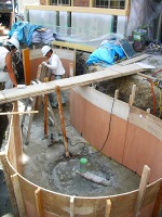 錦鯉 造園,スーパーマリン 濾過,庭池 業者,錦鯉池 施工