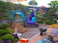 コンクリート水槽 錦鯉,錦鯉池 業者,錦鯉池 施工