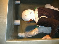 コンクリート水槽 錦鯉,錦鯉池 業者,錦鯉池 施工