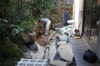 池 リフォーム,池 拡張