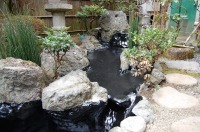 庭池 防水工事,庭池 FRP防水