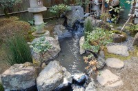 庭池 防水工事,庭池 FRP防水