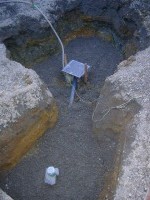 錦鯉 和風池,集水ピット 施工