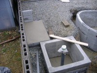 錦鯉 和風池,庭池 施工