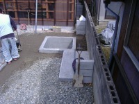 錦鯉 和風池,庭池 施工