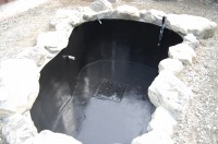 錦鯉 和風池,庭池 池用塗料