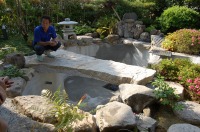庭池 リフォーム,庭池 左官