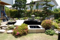 庭池 リフォーム,池用塗料 塗り