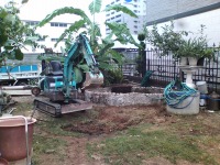 コンクリート池 錦鯉,池作り 業者