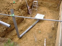 コンクリート池 錦鯉,池作り 業者,低水配管 錦鯉