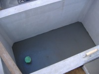 コンクリート池 錦鯉,池作り コンクリート