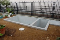 コンクリート池 錦鯉,池作り 業者