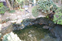 庭池 防水工事,庭池 FRP防水,池 水漏れ