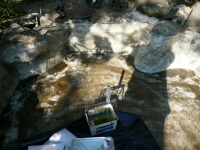 庭池 防水工事,庭池 FRP防水