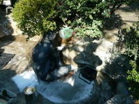 庭池 防水工事,庭池 FRP防水