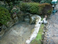 庭池 防水工事,庭池 FRP防水