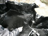 庭池 防水工事,庭池 FRP防水