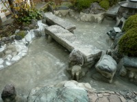 庭池 防水工事,庭池 FRP防水,池 水漏れ