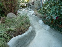 庭池 防水工事,庭池 FRP防水,池 水漏れ