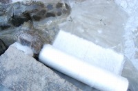 庭池 防水工事,庭池 FRP防水,池 水漏れ修理