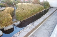 庭池 防水工事,庭池 FRP防水,池 水漏れ