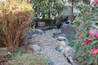 庭池 防水工事,庭池 FRP防水,池 水漏れ