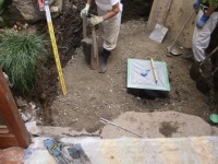 池 リフォーム,錦鯉池 改修,庭池 施工