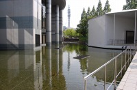 庭池 掃除,錦鯉池 清掃,庭池 高圧水洗い