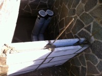 池 リフォーム,錦鯉池 改修,庭池 沈殿槽