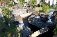 池 リフォーム,錦鯉池 改修,庭池 池用塗料