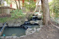 庭池 防水工事,庭池 FRP防水,池 水漏れ