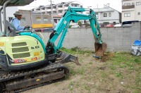 錦鯉 洋風池,洋風池 施工,錦鯉池 施工