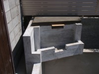 錦鯉 洋風池,洋風池 施工,ウォーターガーデン 左官