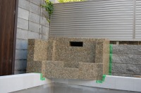 錦鯉 洋風池,洋風池 施工,ウォーターガーデン タイル貼り