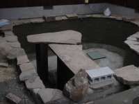 錦鯉 和風池,モダン和風池 施工,錦鯉池 左官