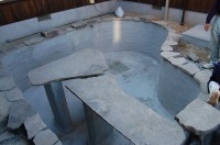 錦鯉 和風池,モダン和風池 施工,錦鯉池 左官