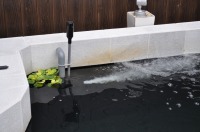 錦鯉 洋風池,洋風池 施工,ウォーターガーデン アクアジェット