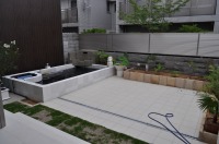 錦鯉 洋風池,洋風池 施工,ウォーターガーデン 池用塗料