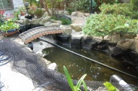 庭池 防水工事,庭池 FRP防水,池 水漏れ修理