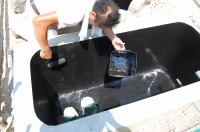 錦鯉 洋風池,錦鯉 和風池,コンクリート池 池用塗料