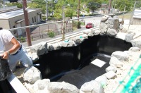 錦鯉 洋風池,錦鯉 和風池,コンクリート池 池用塗料