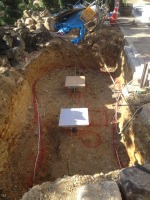 錦鯉 和風池,庭池 施工,錦鯉 低水配管