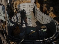 錦鯉 和風池,庭池 施工,和風鑑賞池 ブロック積み